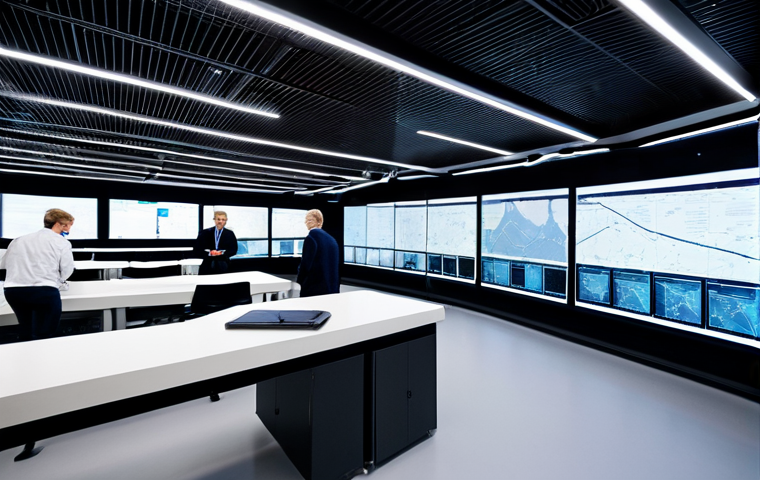 카타르의 에너지 산업과 노르웨이 비교 - Norwegian Wind Farm by the Sea**

"A stunning view of a Norwegian fjord with towering wind turbines ...