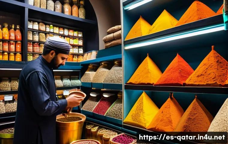 카타르 전통 시장 수크 와키프 관련 이미지 1
